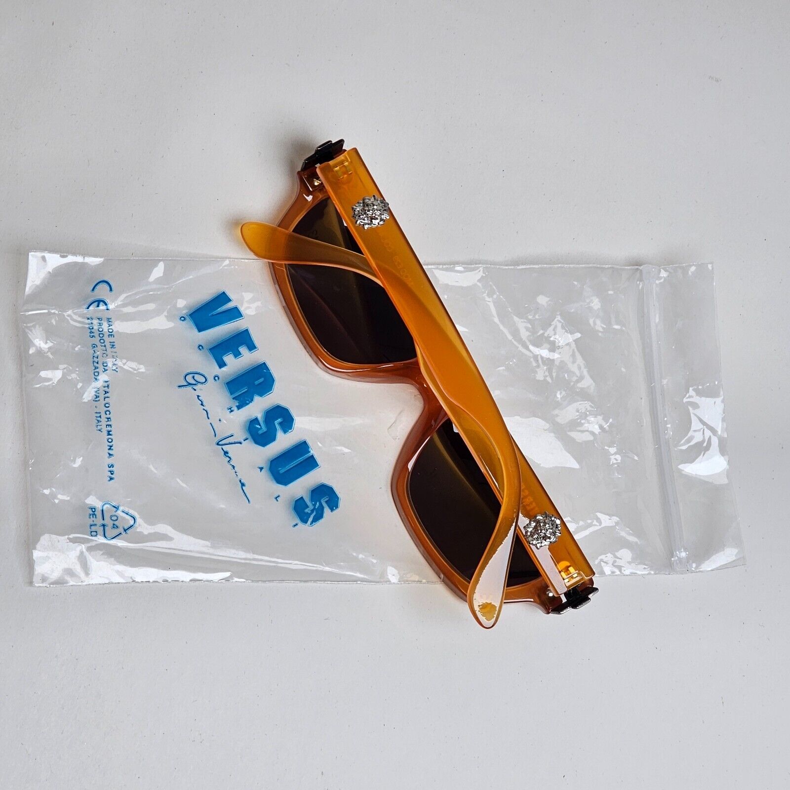 Versus Sunglasses 1996 by Gianni Versace Vintage Honey Amber MOD E29 COL 443