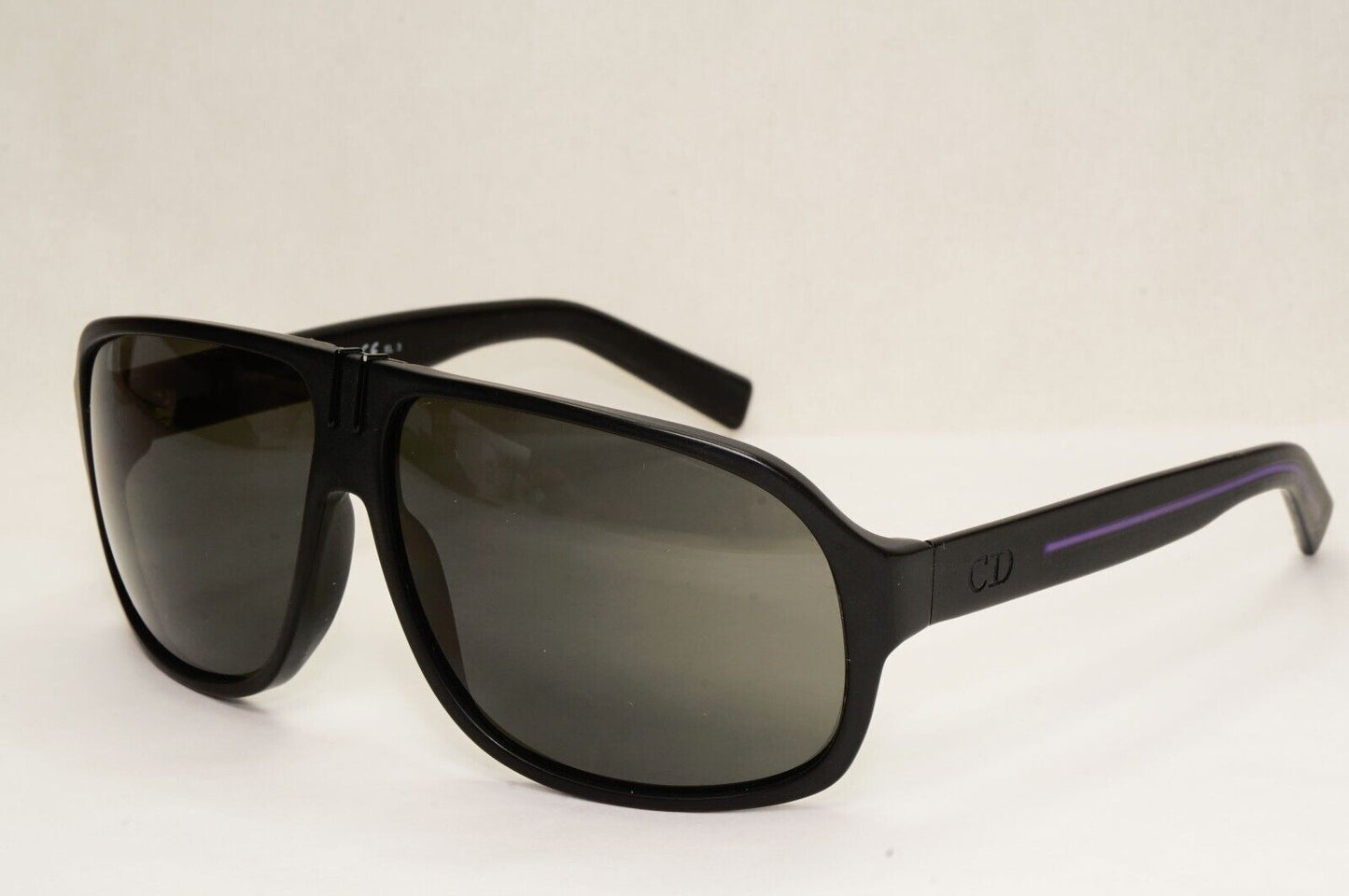 Dior Sunglasses 2014 Vintage Pilot Square Black Tie 131S WRDNR 64mm 121223