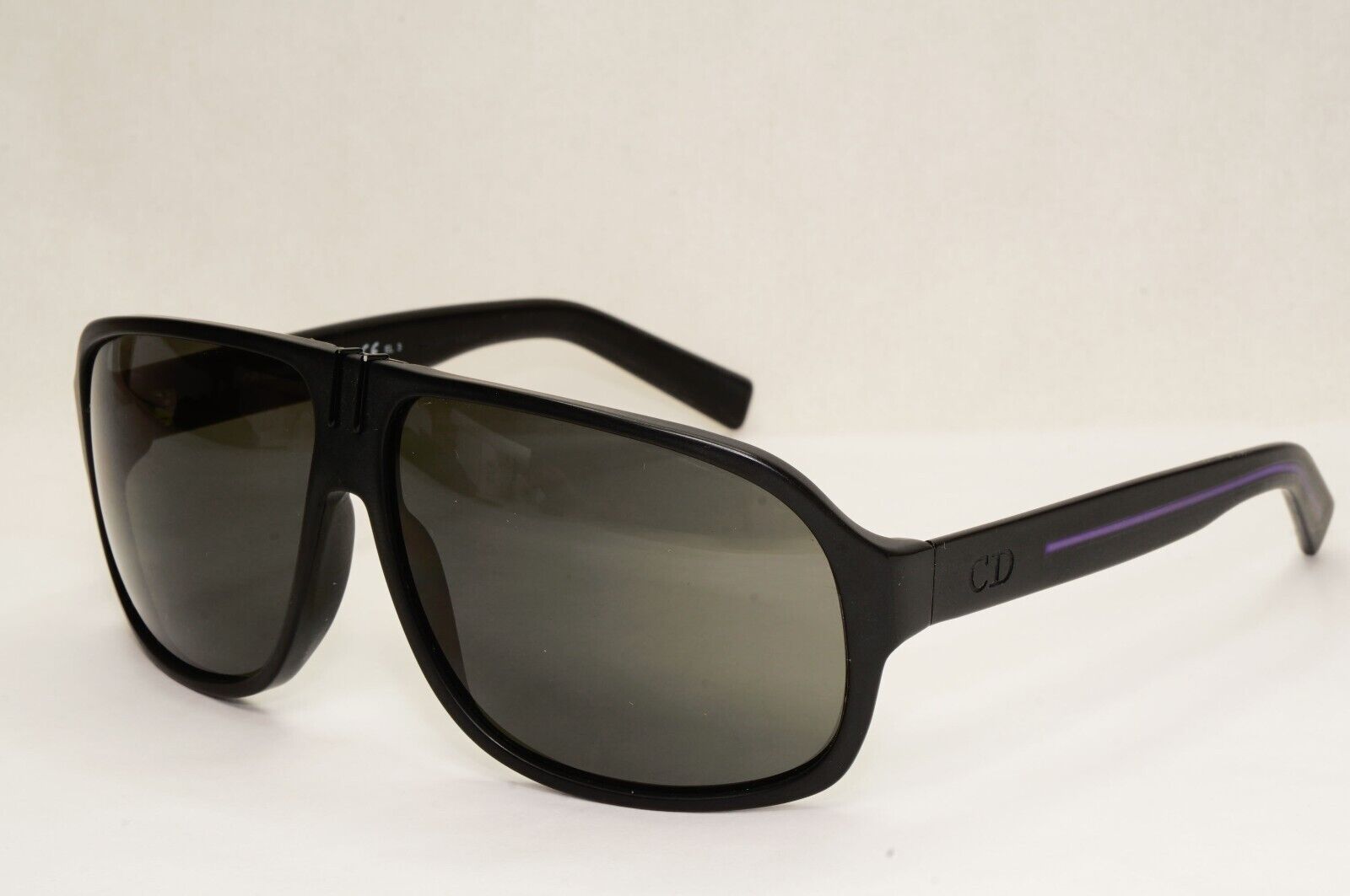 Dior Sunglasses 2014 Vintage Pilot Square Black Tie 131S WRDNR 64mm 121223