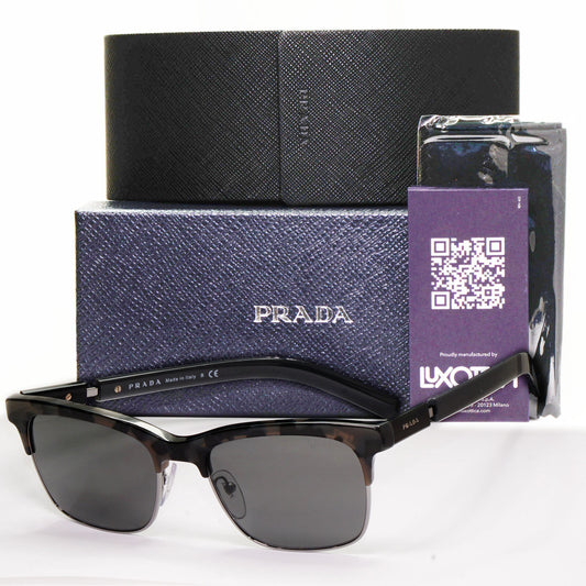 Prada Sunglasses Glass Lens Dark Grey Tortoise PR17XS SPR 17X 08A-09C 54mm