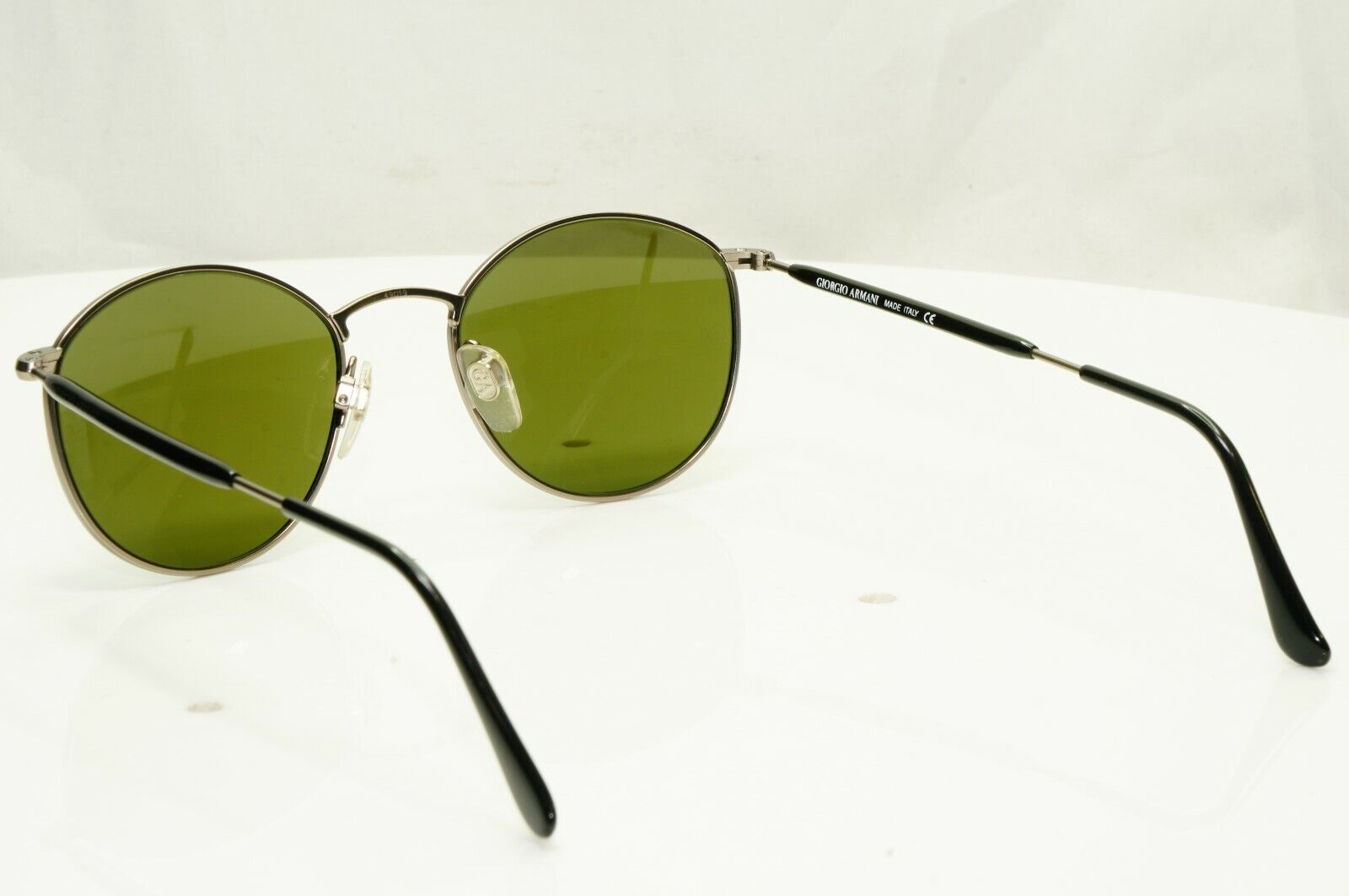 Giorgio Armani 1997 Vintage Sunglasses Blue Mirror Glass Silver 627 815/35 49mm