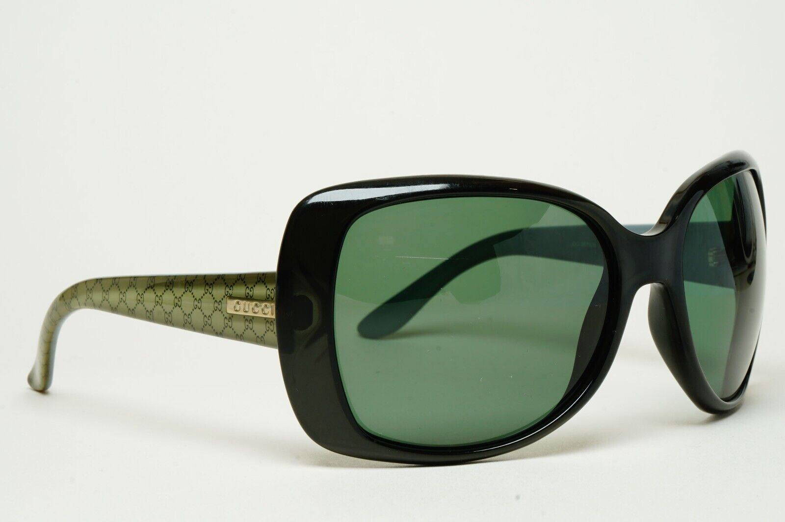 Gucci Sunglasses 2011 Vintage Green Monogram Square Wrap  GG 3576/S WH6VK 170125