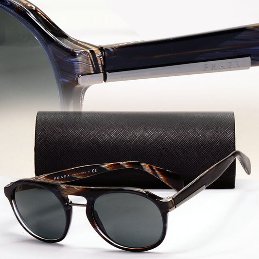 Prada Sunglasses 2012 Vintage Blue Grey Pilot PR09PS SPR 09P EAR-1A1 260724