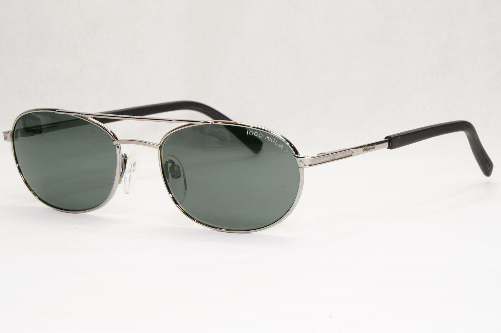 Chopard Sunglasses 1996 Vintage 1000 Miglia Silver Grey Oval C805 6062 191223