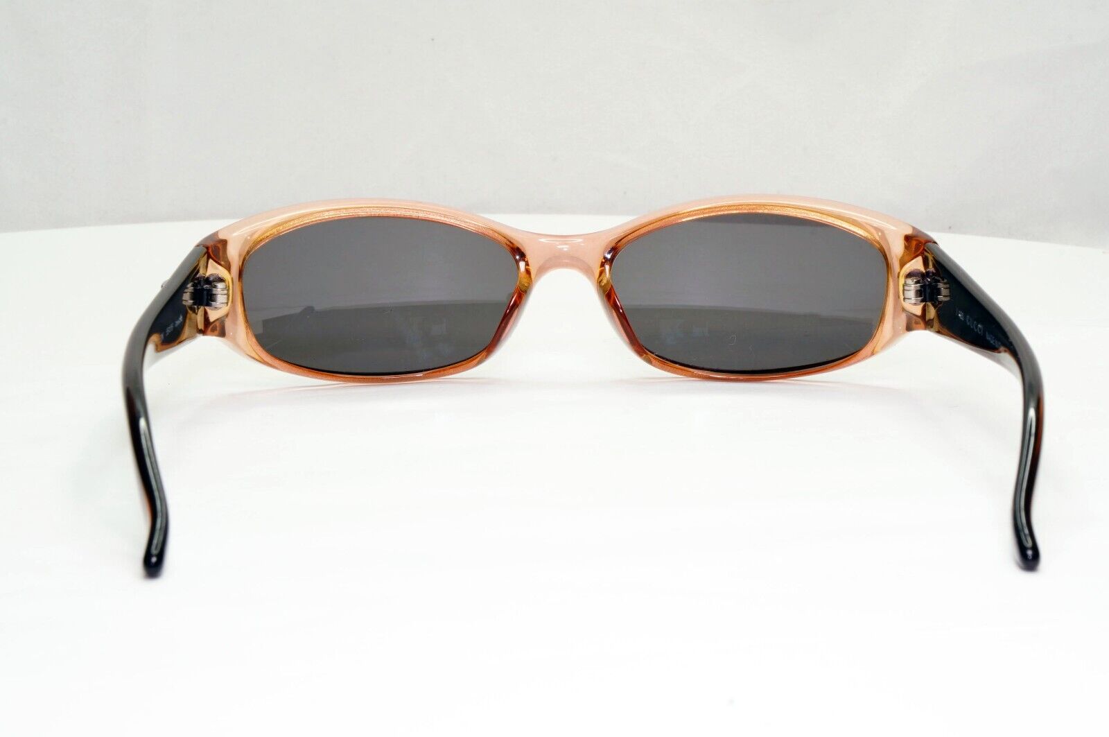 Gucci Sunglasses 1999 Vintage Brown Transparent Black GG 2456/S E3K 55mm 261024