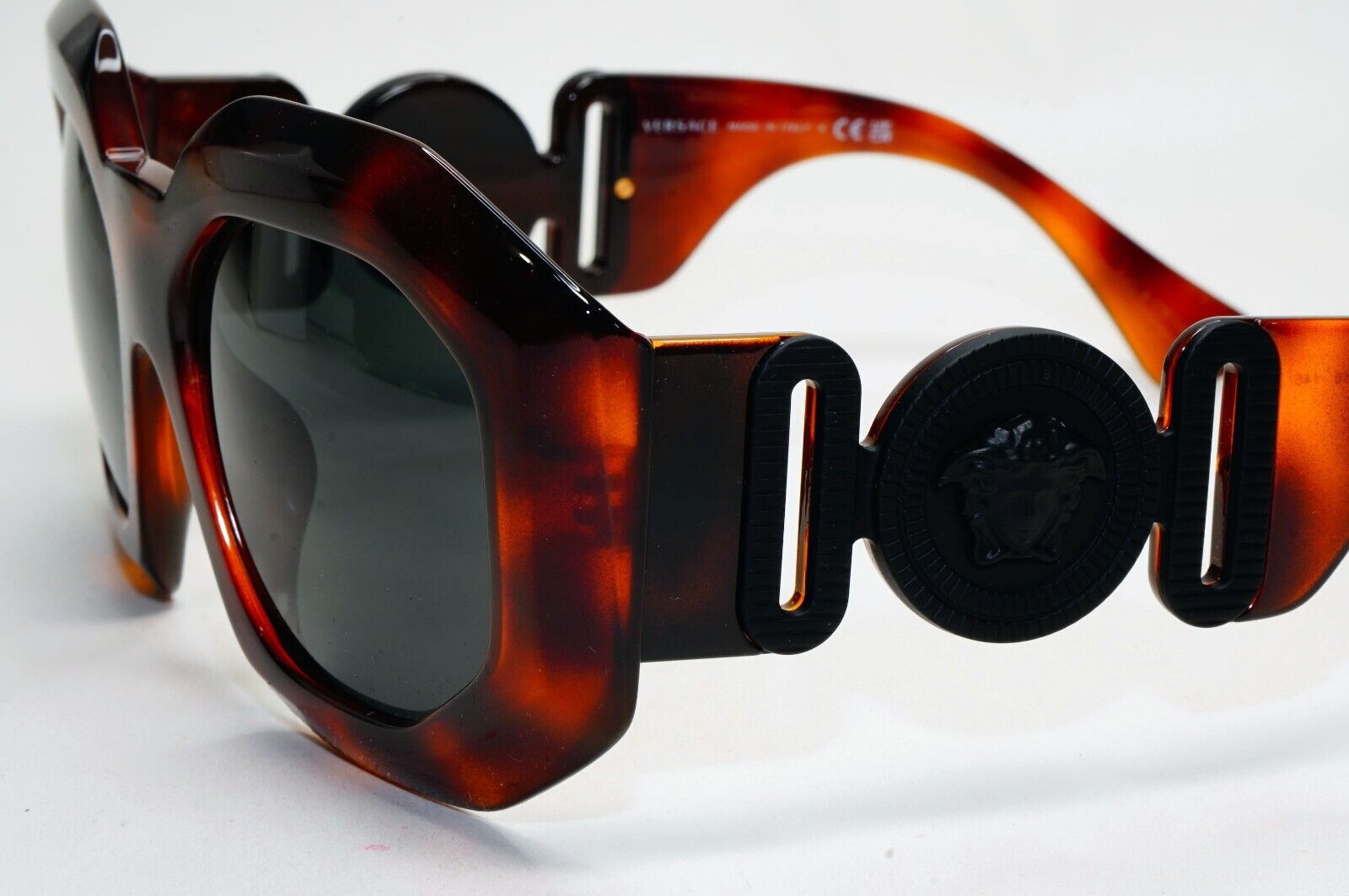 Versace Sunglasses Oversized Medusa Brown Black Large MOD VE 4424U 5217/87 56mm