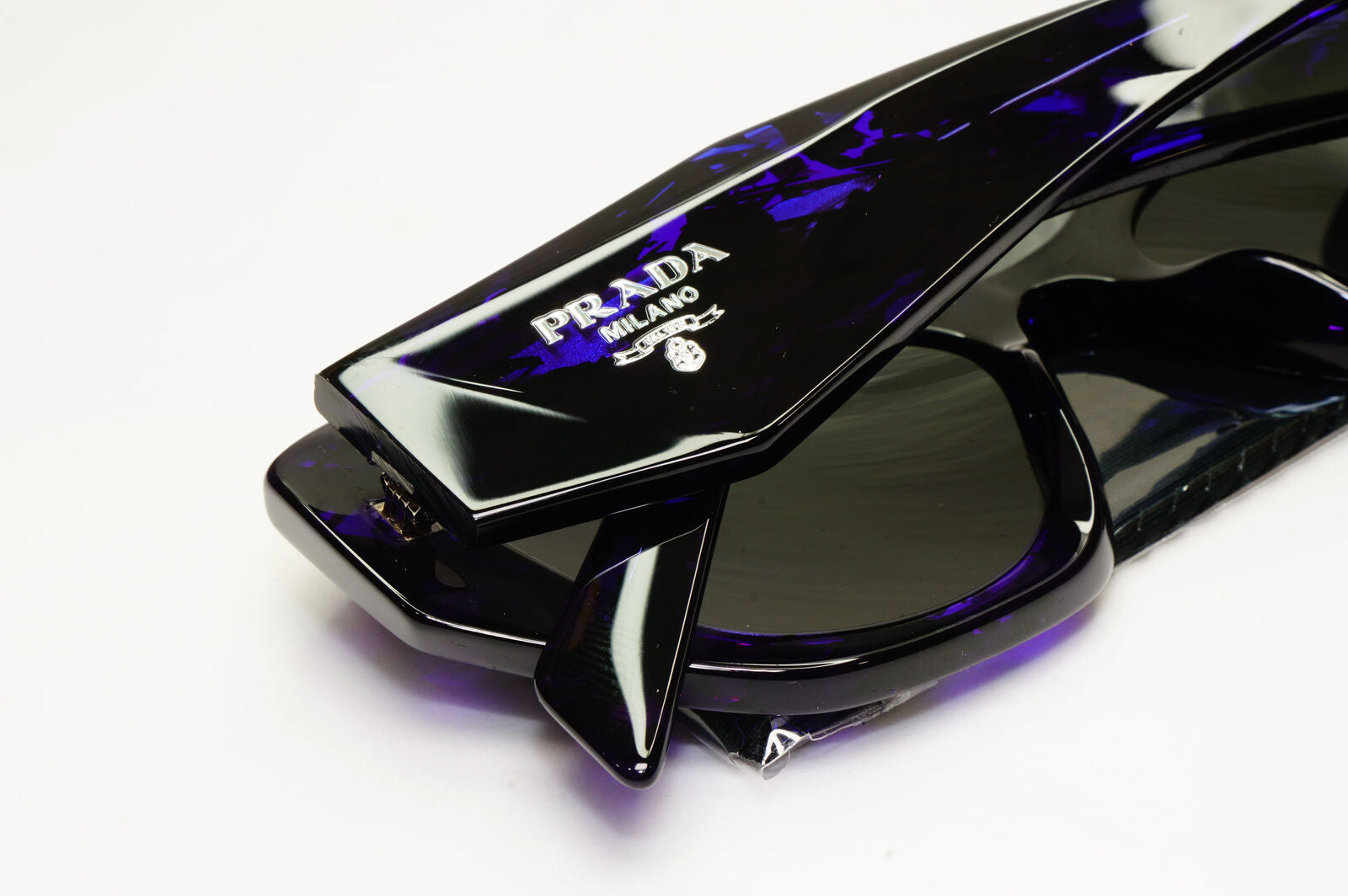 Prada Symbole Sunglasses Black Purple Marble PR07YS SPR 07Y 05V-5S0