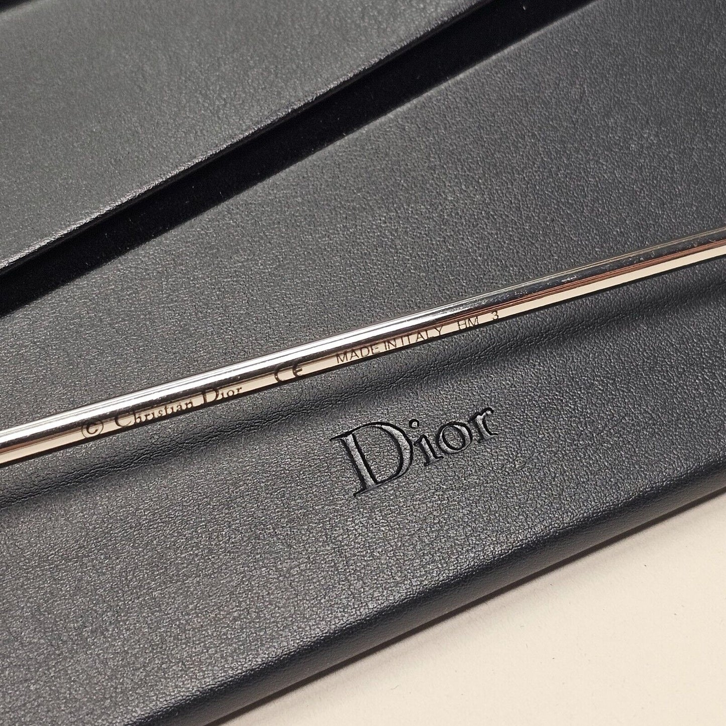 Dior Sunglasses Blue Silver Palladium Metal Pilot Unisex Split 1 0103J 311024