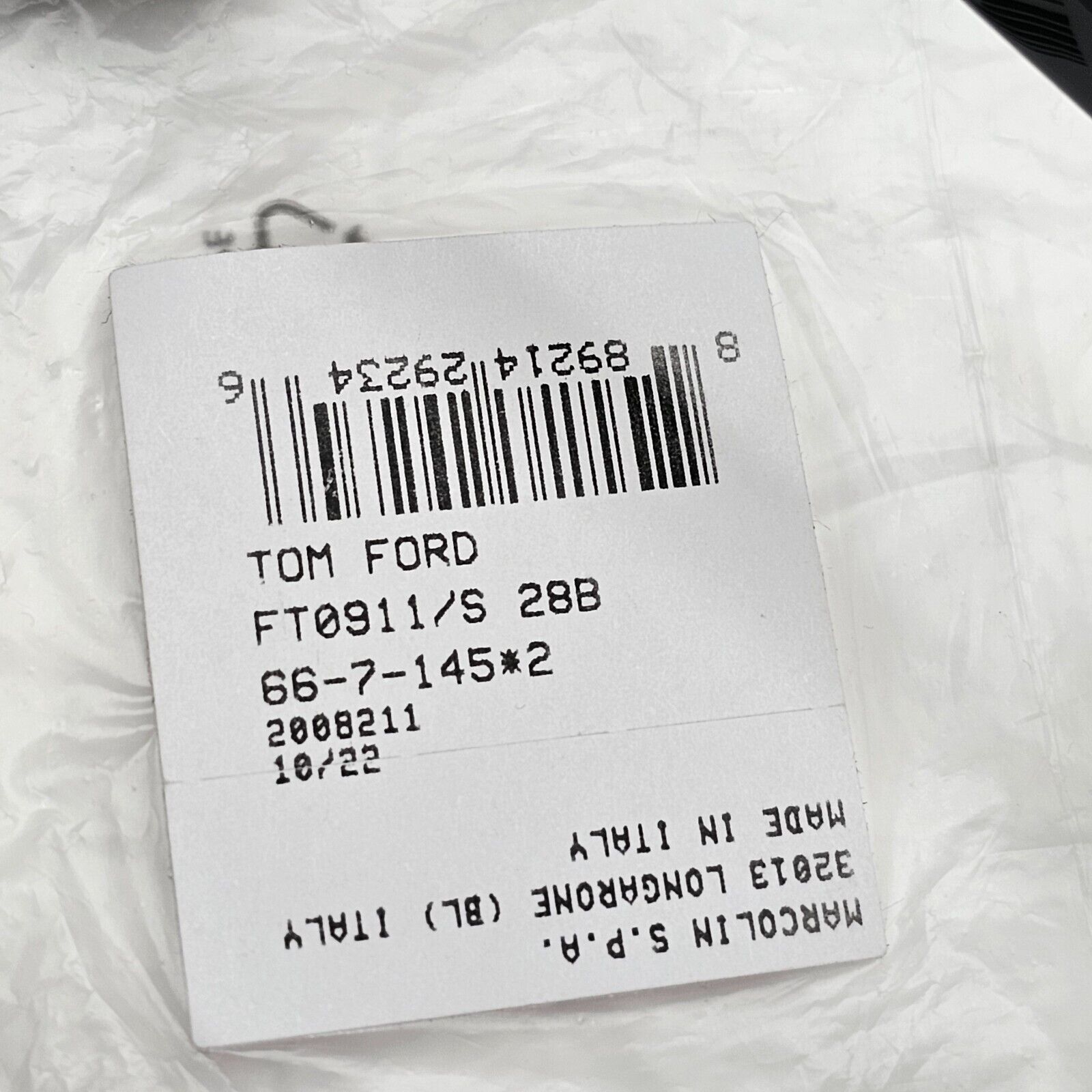 Tom Ford Sunglasses Reno Black Gold Grey Gradient Navigator FT0911 TF 911  28B A