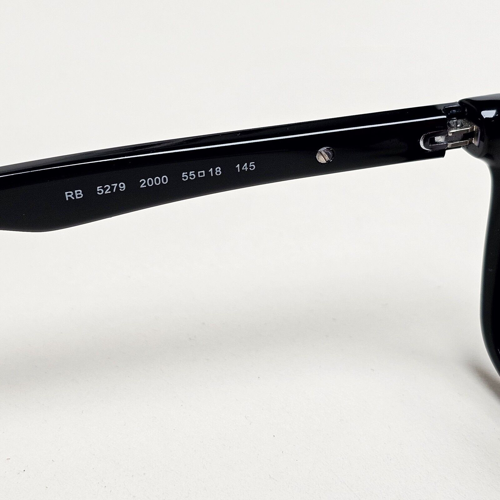 Ray-Ban Sunglasses with Custom Lenses Square Black RB 5279 2000 55mm 211124