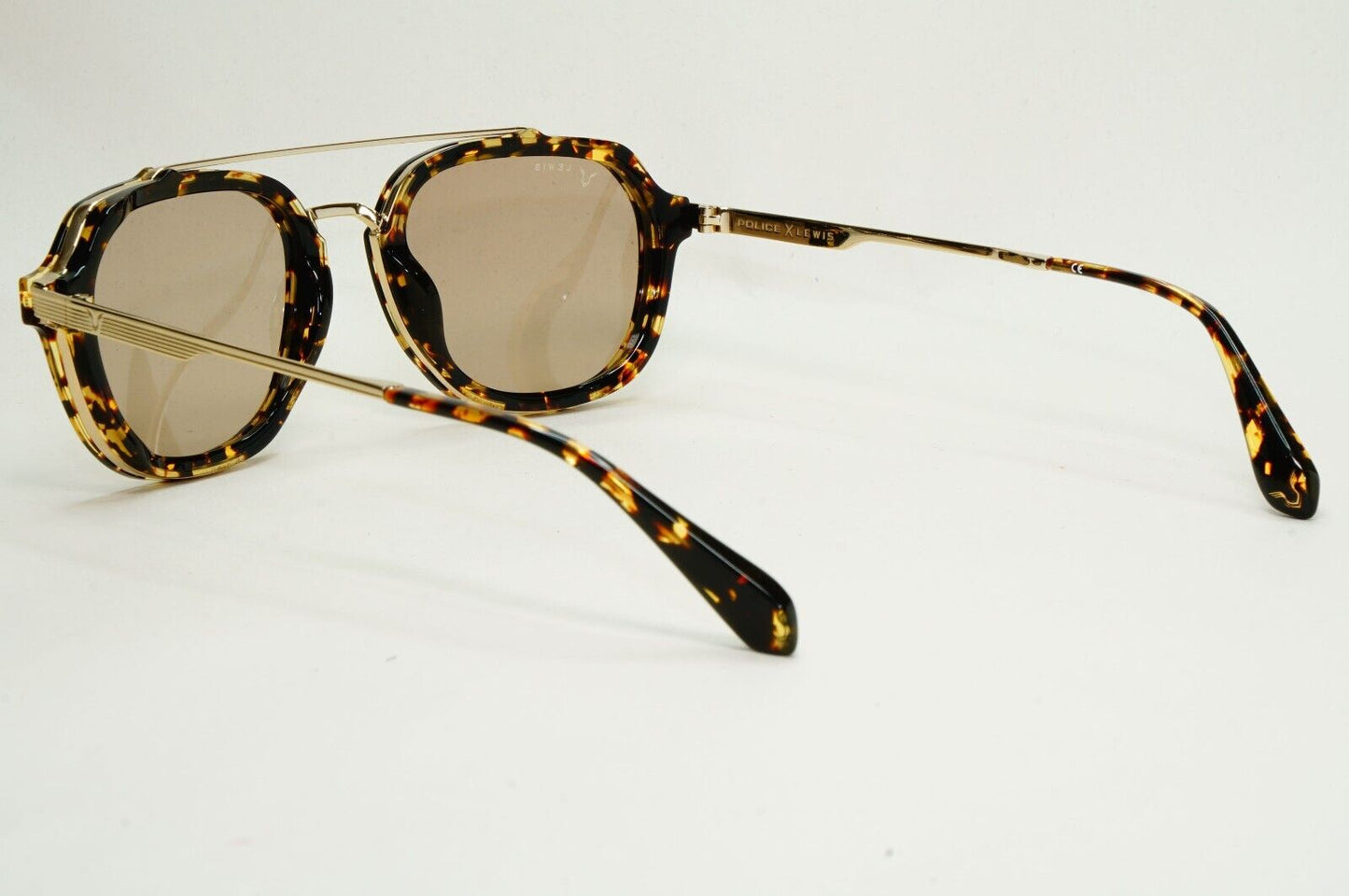 Police Lewis Hamilton F1 Sunglasses Brown Gold 52mm 05 SPL A26 COL 594G B 270924