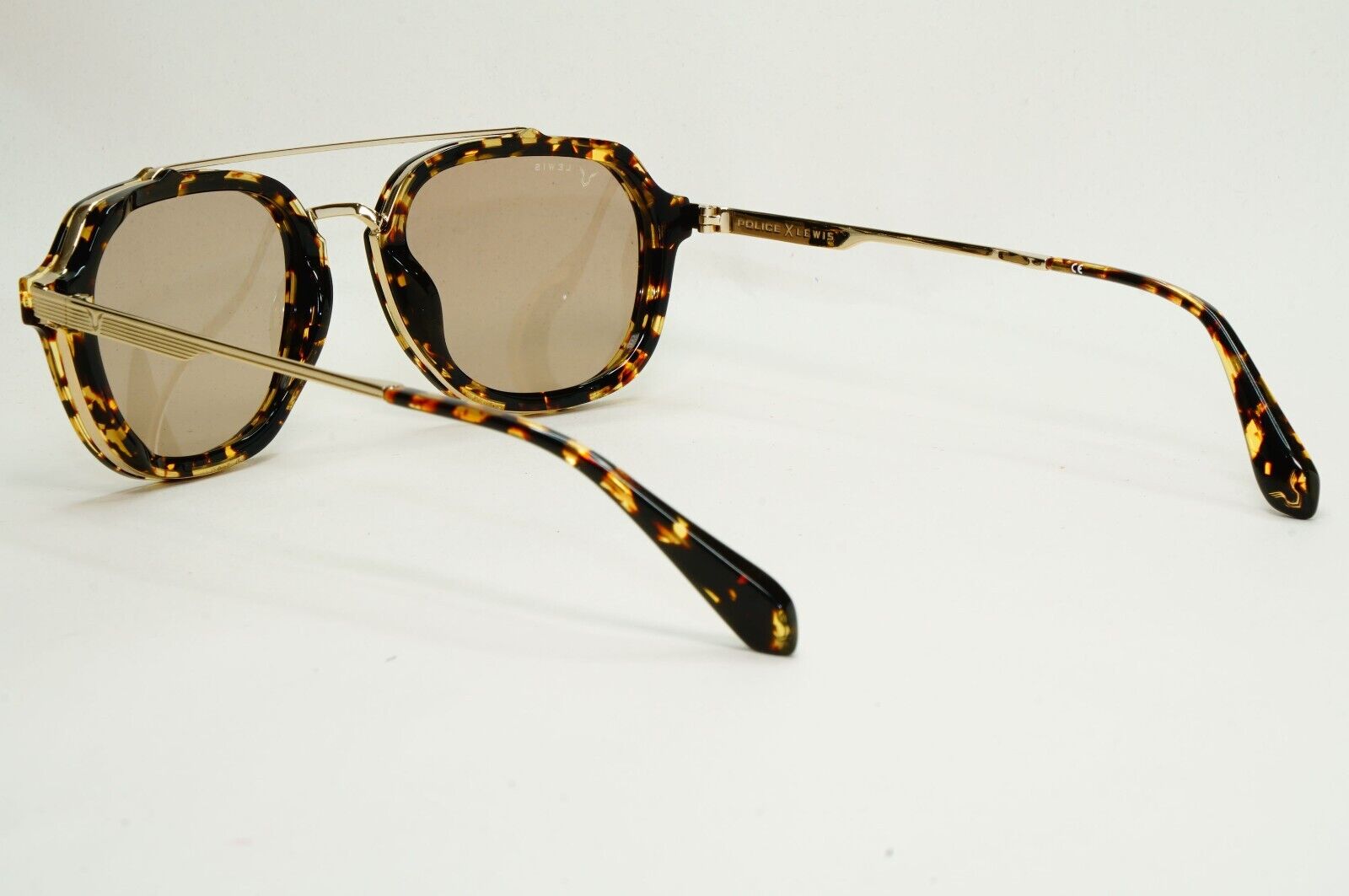 Police Lewis Hamilton F1 Sunglasses Brown Gold 52mm 05 SPL A26 COL 594G B 270924