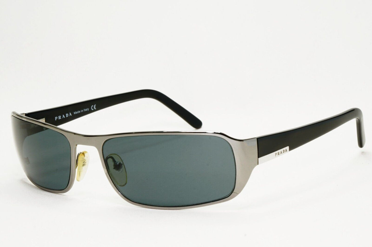 Prada Sunglasses 2006 Vintage Black Gunmetal Grey PR52FS SPR 52F 5AV-1A1 311024