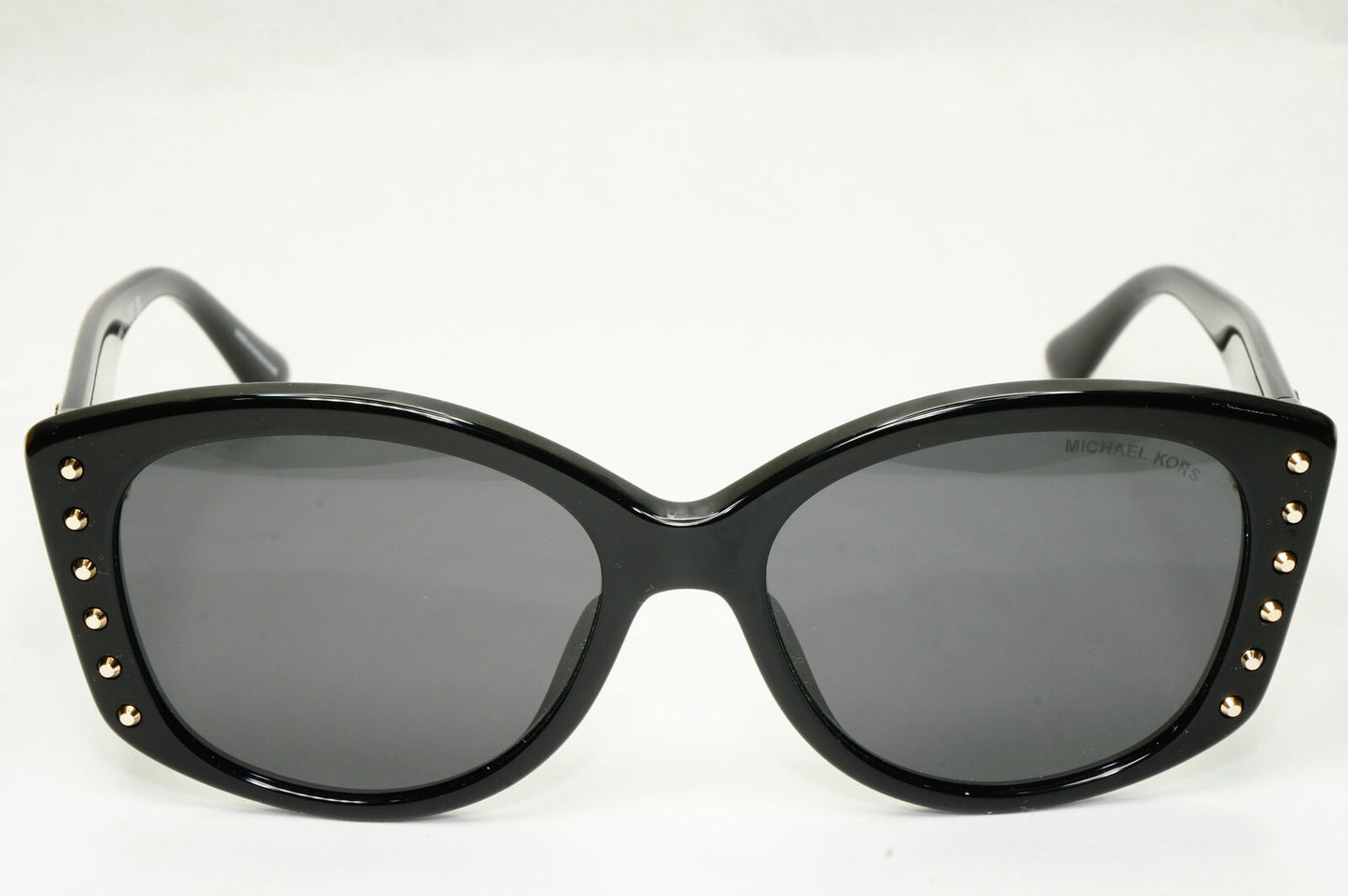 Michael Kors Sunglasses Black Gold Studs Square MK 2175U Charleston 300587