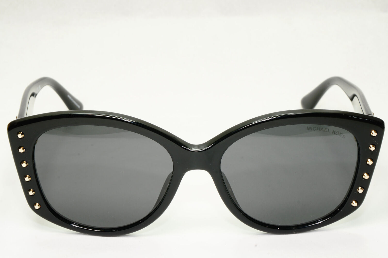Michael Kors Sunglasses Black Gold Studs Square MK 2175U Charleston 300587