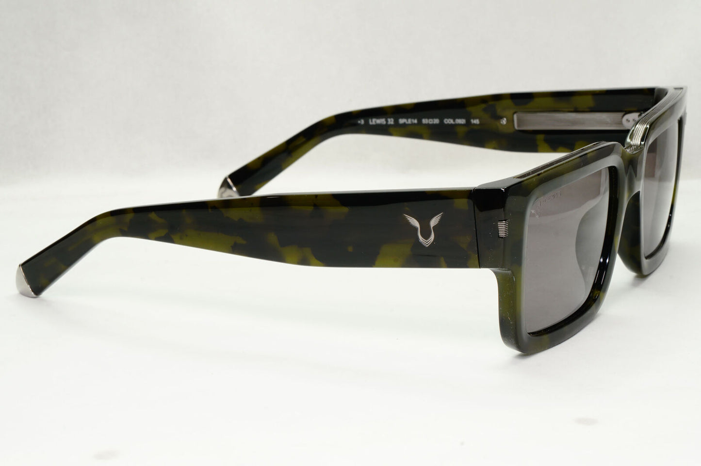 Police x Lewis Hamilton Sunglasses F1 Grey Green Camo SPL E14 Lewis 32 COL 092I