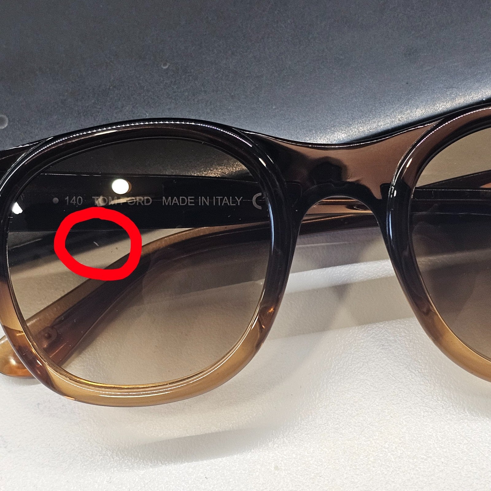 Tom Ford Sunglasses Bachardy Vintage 2009 Brown Honey Gradient TF 153 50F [A]