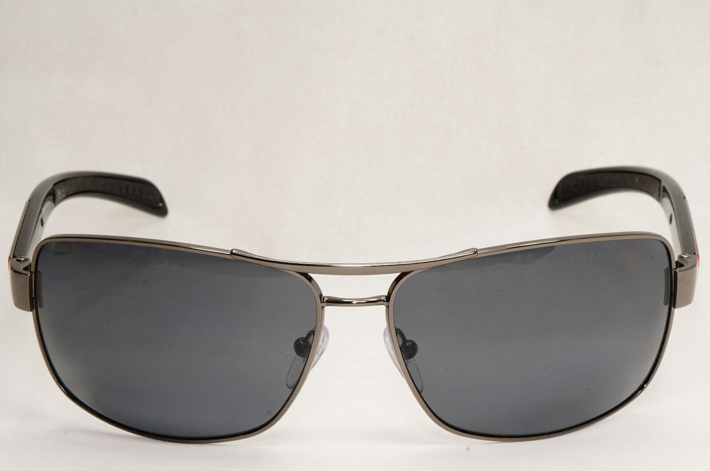 Prada Sunglasses Polarised Navigator Gunmetal Black PS54IS SPS 54I 5AV-5Z1 [a]