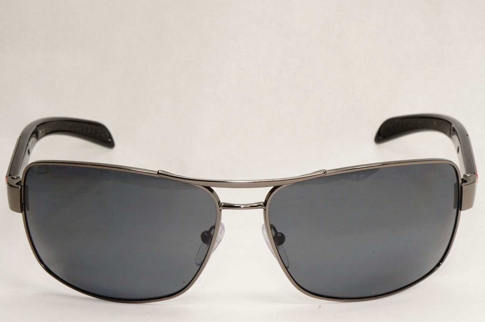 Prada Sunglasses Polarised Navigator Gunmetal Black PS54IS SPS 54I 5AV-5Z1 [a]