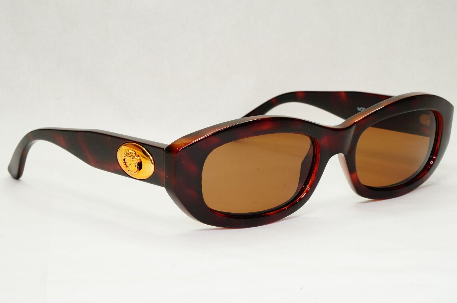 Gianni Versace Sunglasses 1996 Vintage Brown Gold MOD 481/A COL 900 111223