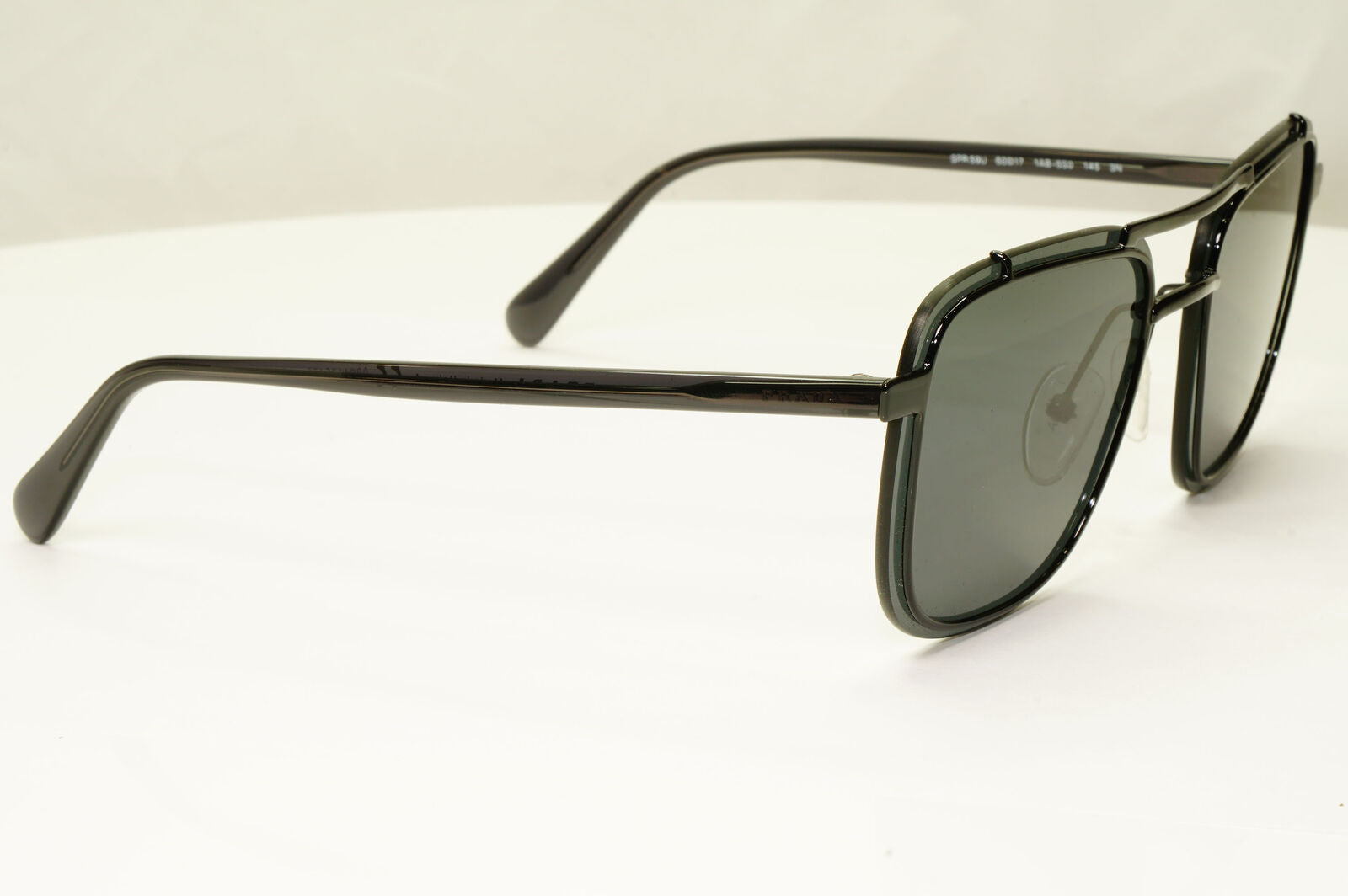 Prada Black Conceptual Sunglasses Runway Mens Square SPR 59U PR59US 1AB-5S0