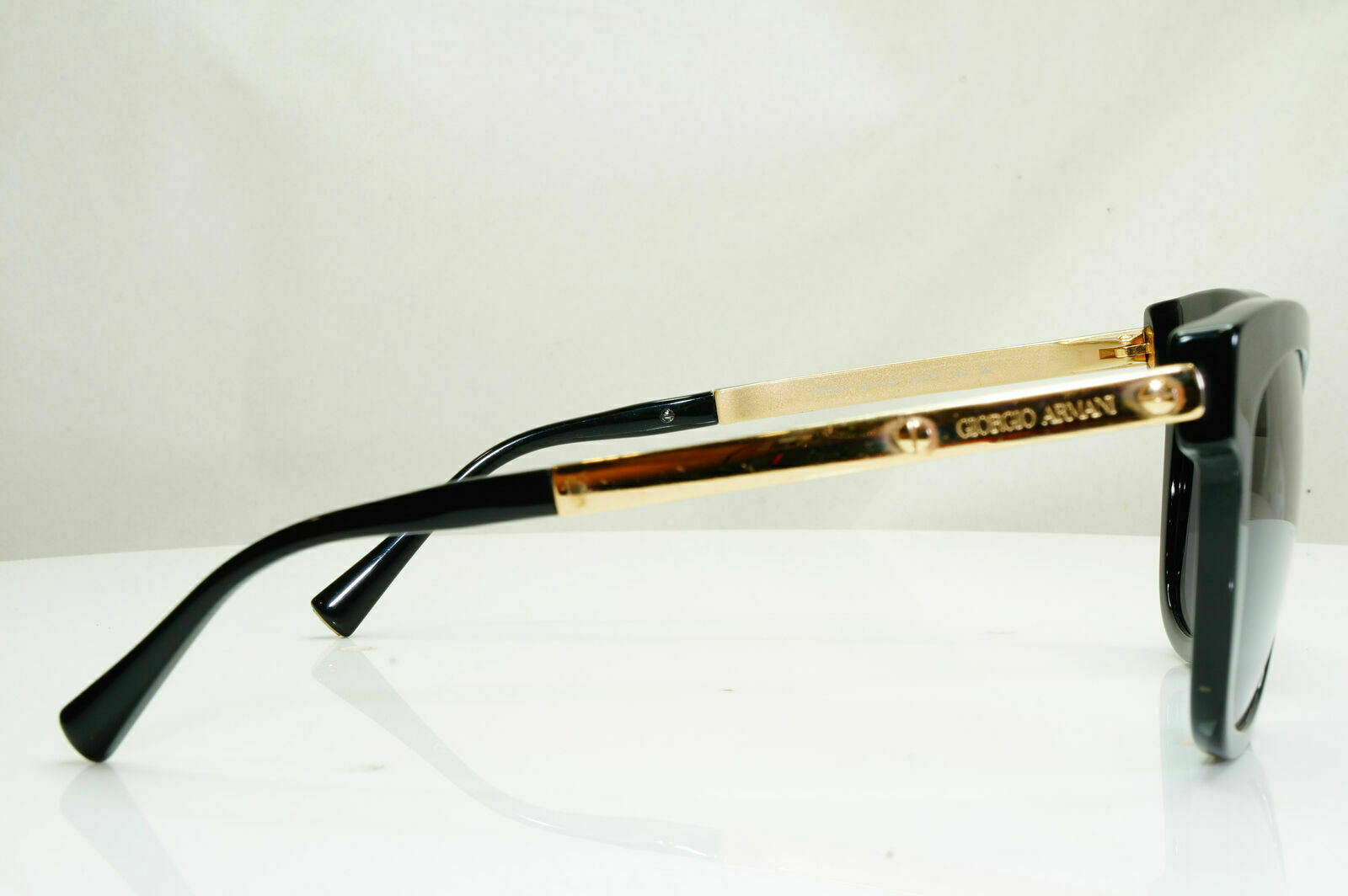 Authentic GIORGIO ARMANI Sunglasses Gold Square BLACK AR 8011 5017/87 27006