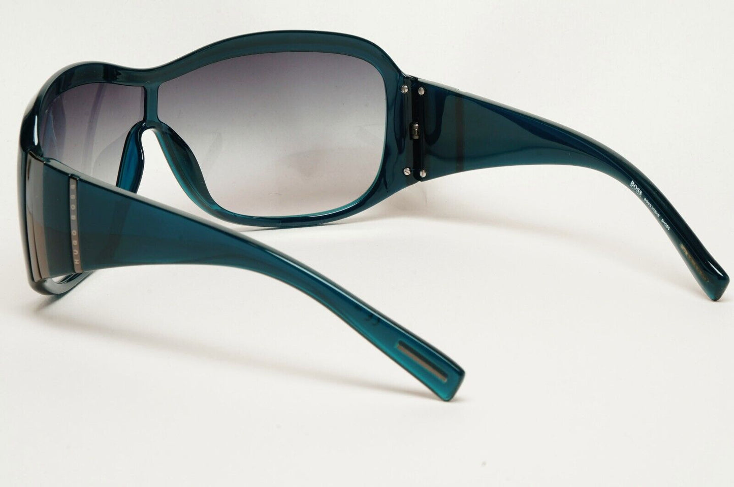 Hugo Boss Sunglasses 2006 Vintage Dark Green Teal Shield 0030/S SHGB5 211124