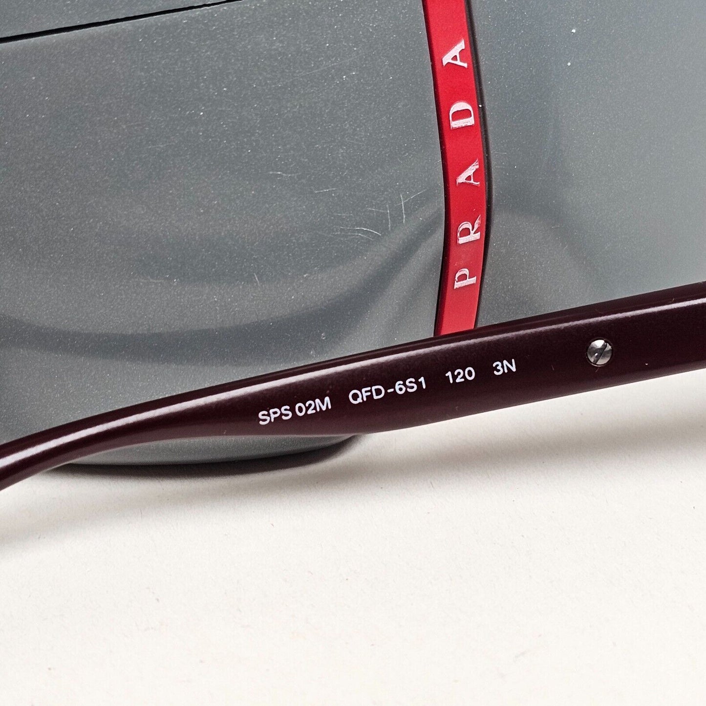 Prada Sunglasses 2007 Vintage Rare Brown Shield PS02MS SPS 02M QFD-6S1 060125