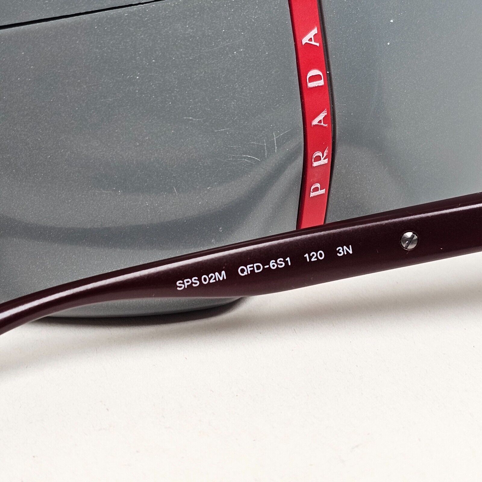 Prada Sunglasses 2007 Vintage Rare Brown Shield PS02MS SPS 02M QFD-6S1 060125
