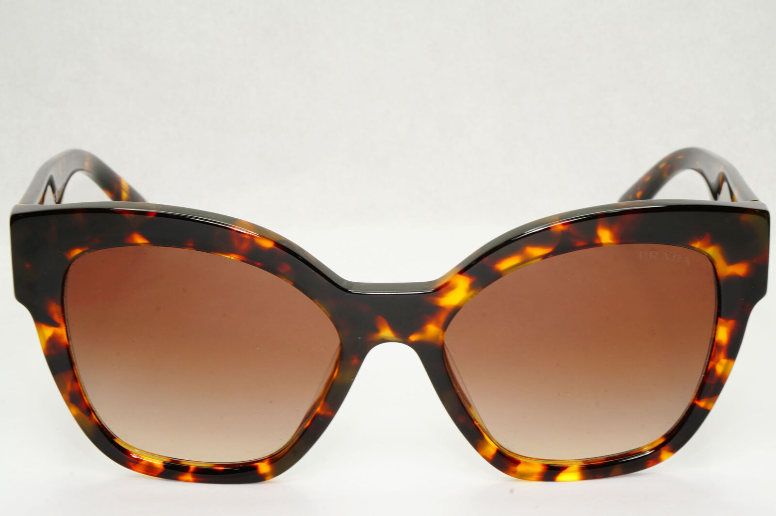 Prada Sunglasses Honey Brown Tortoiseshell Square PR17ZS SPR 17Z VAU-6S1 54mm