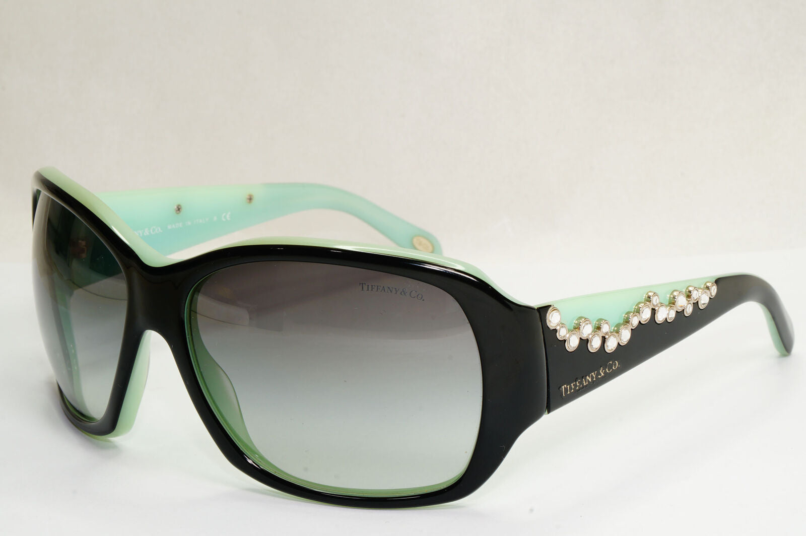 Tiffany & Co Sunglasses 2009 Vintage Black Crystal TF 4016-B 8055/3C 190224