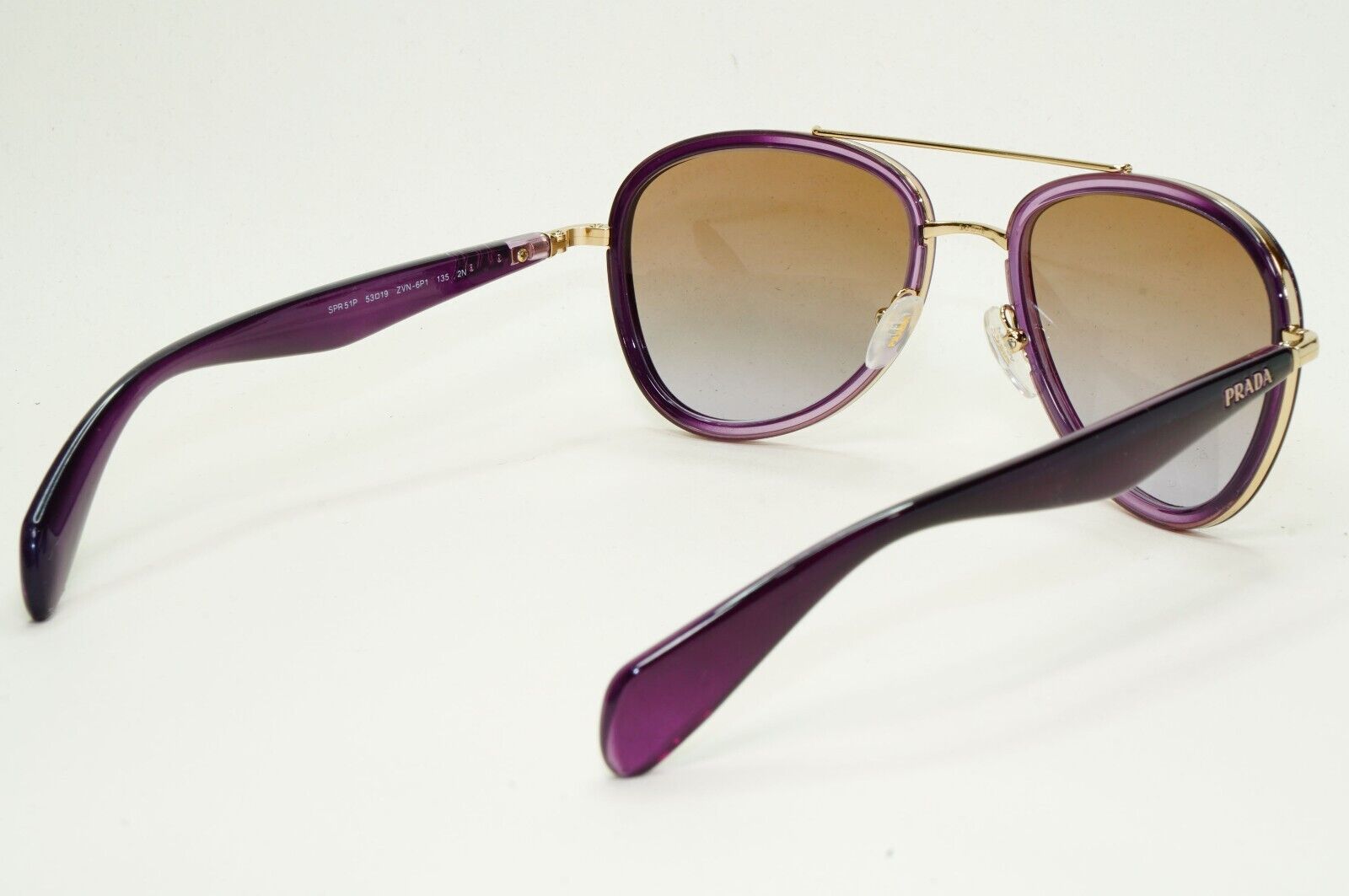 Prada Sunglasses 2012 Vintage Gold Purple Unisex PR51PS SPR 51P ZVN-6P1 050824