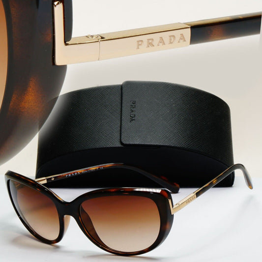 Prada Sunglasses 2013 Cat Eye Brown Tortoise Gold PR07OS SPR 07O 2AU-6S1 260724