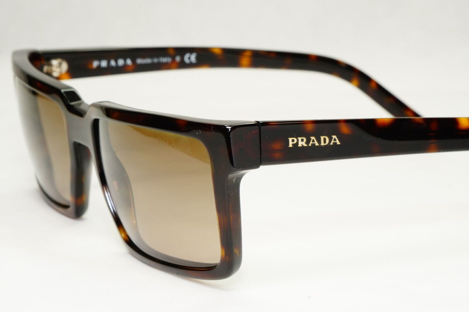 Prada Sunglasses Technique Brown Tortoiseshell Square PR03SS SPR 03S 2AU-1X1