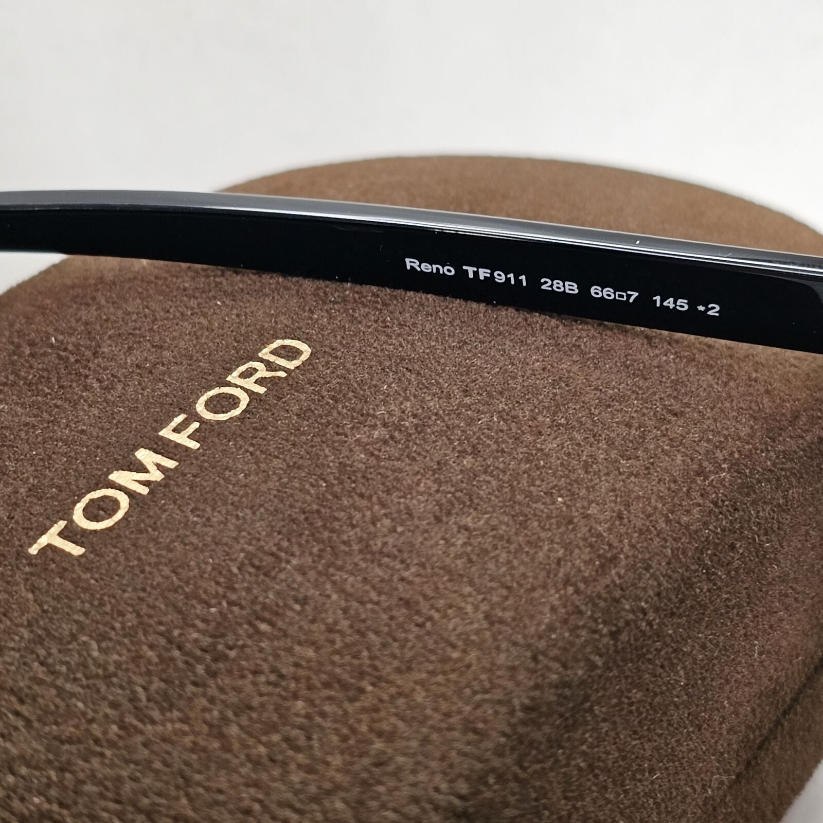 Tom Ford Sunglasses Reno Black Gold Grey Gradient Navigator FT0911 TF 911  28B