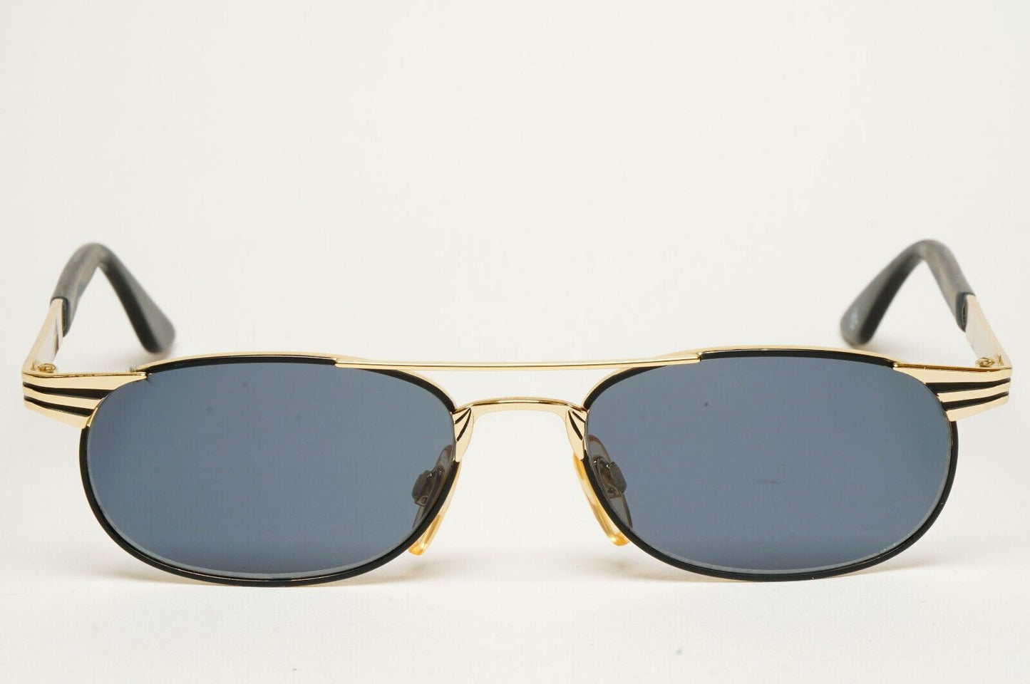 Versus Sunglasses 1996 by Gianni Versace Vintage Gold Black MOD F17 COL 39M