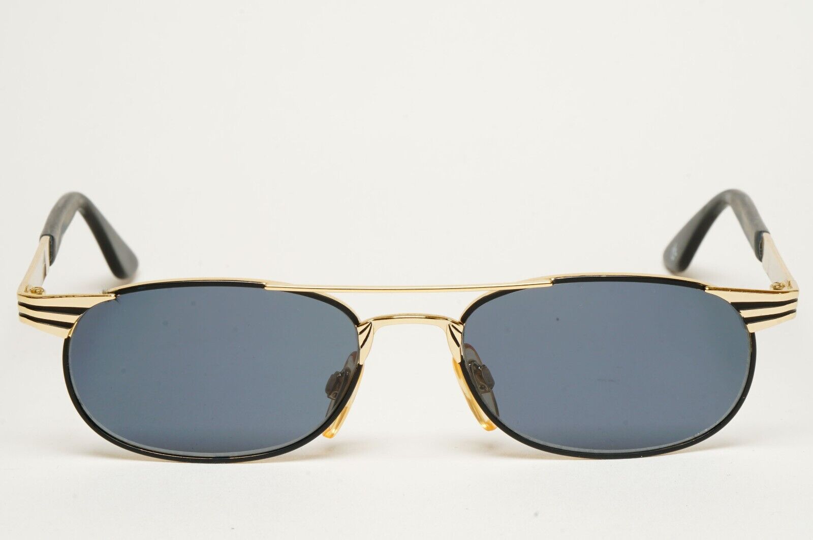 Versus Sunglasses 1996 by Gianni Versace Vintage Gold Black MOD F17 COL 39M