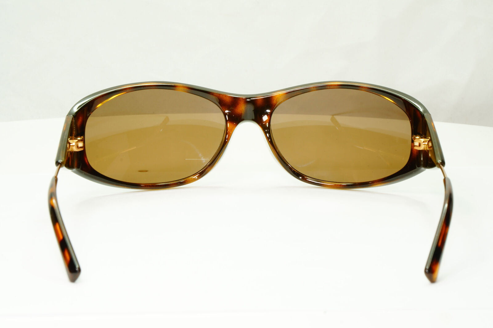Prada 2007 Brown Sunglasses Gold Vintage Womens PR07IS SPR 07I 2AU-8C1 37434