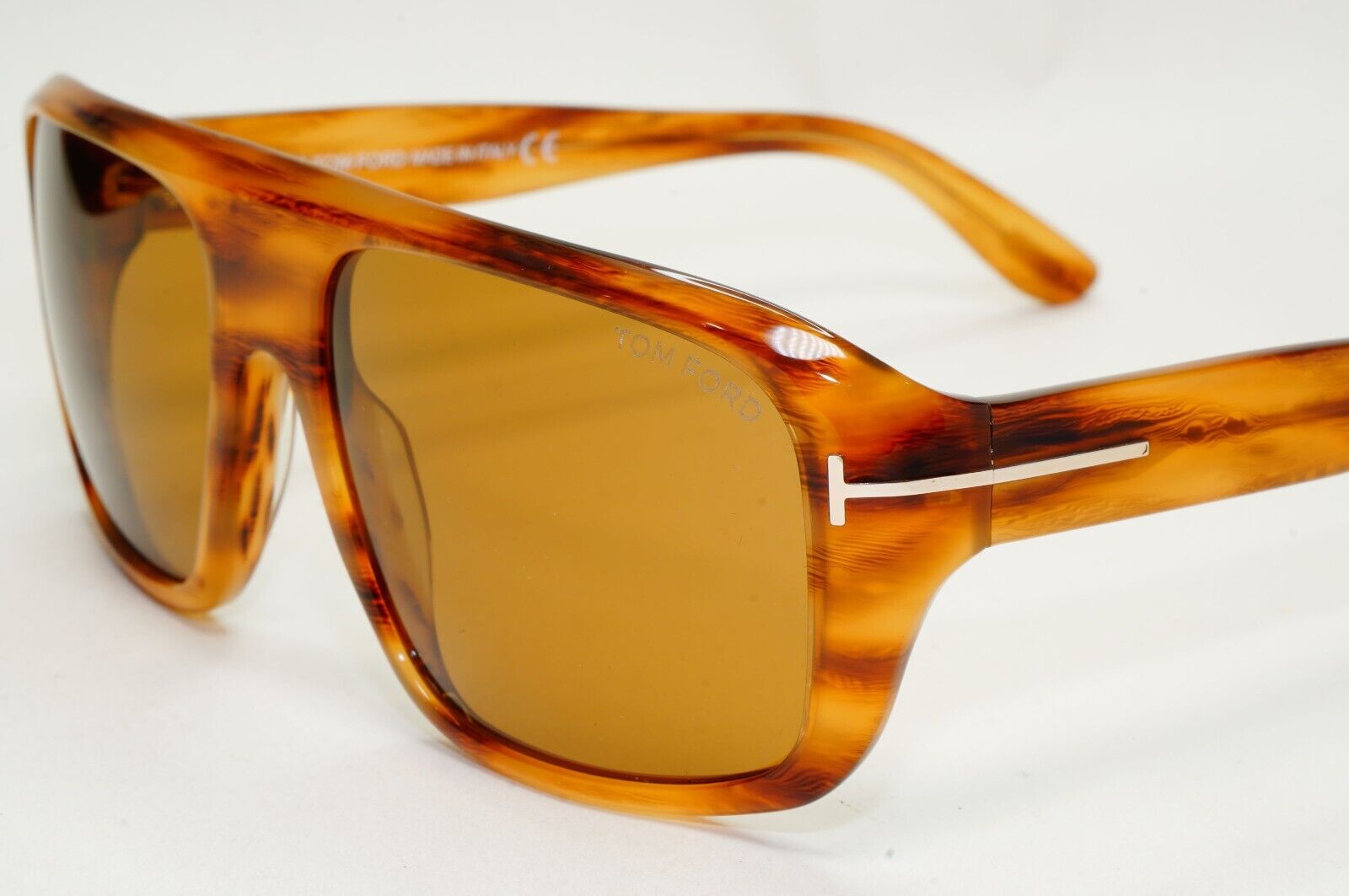 Tom Ford Sunglasses Duke Brown Tortoise Sqaure Navigator FT0754 TF 754 56E 59mm