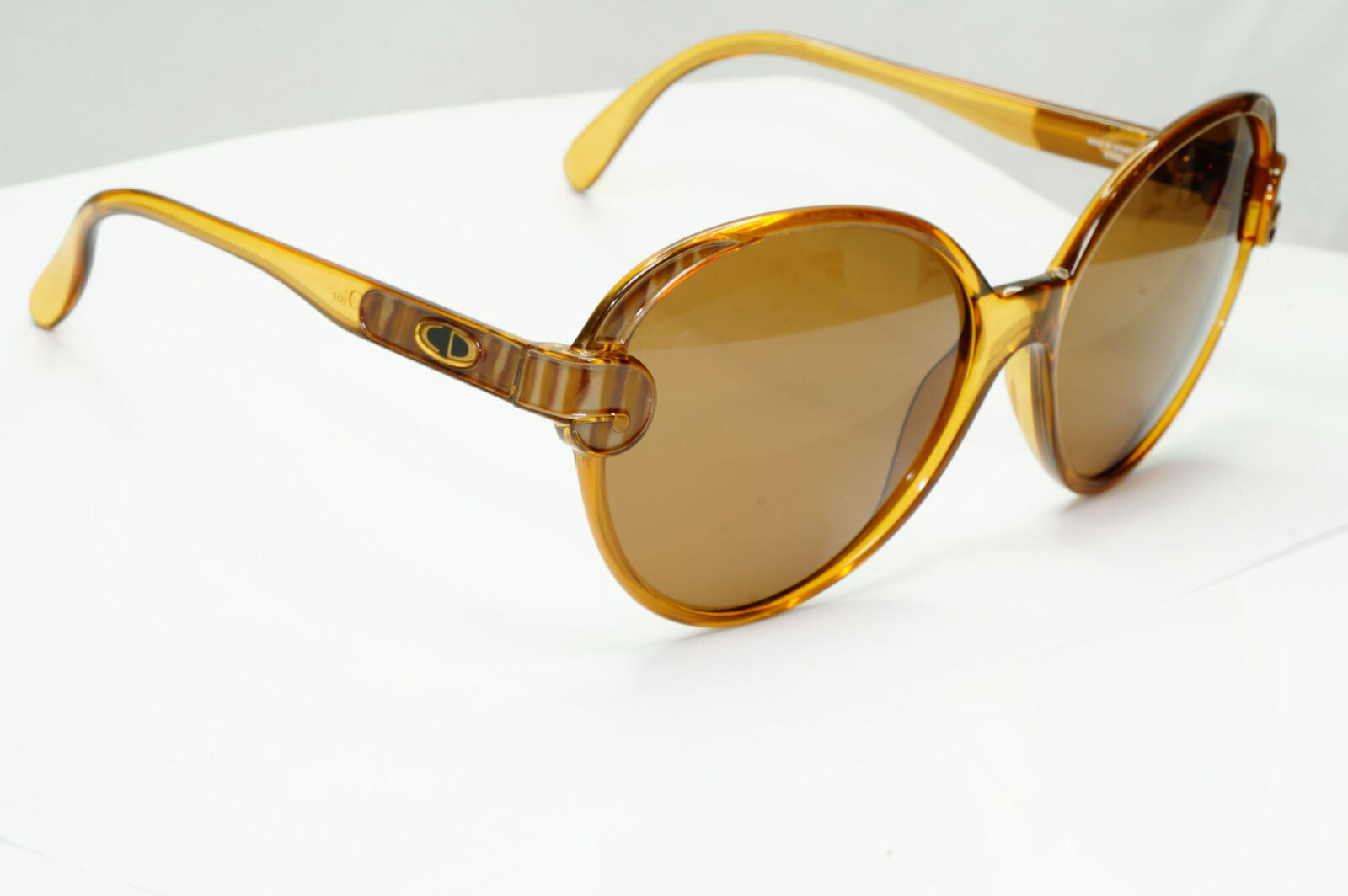 Dior 1990s Vintage Sunglasses Brown Honey Large Square Germany 2206 10 251122