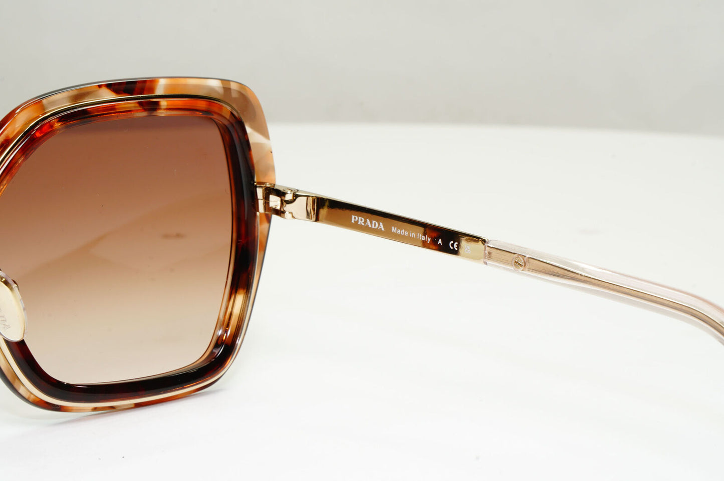 Prada Sunglasses Brown Caramel Tortoise Gold Gradient PR53YS SPR 53Y 04Y-0A6