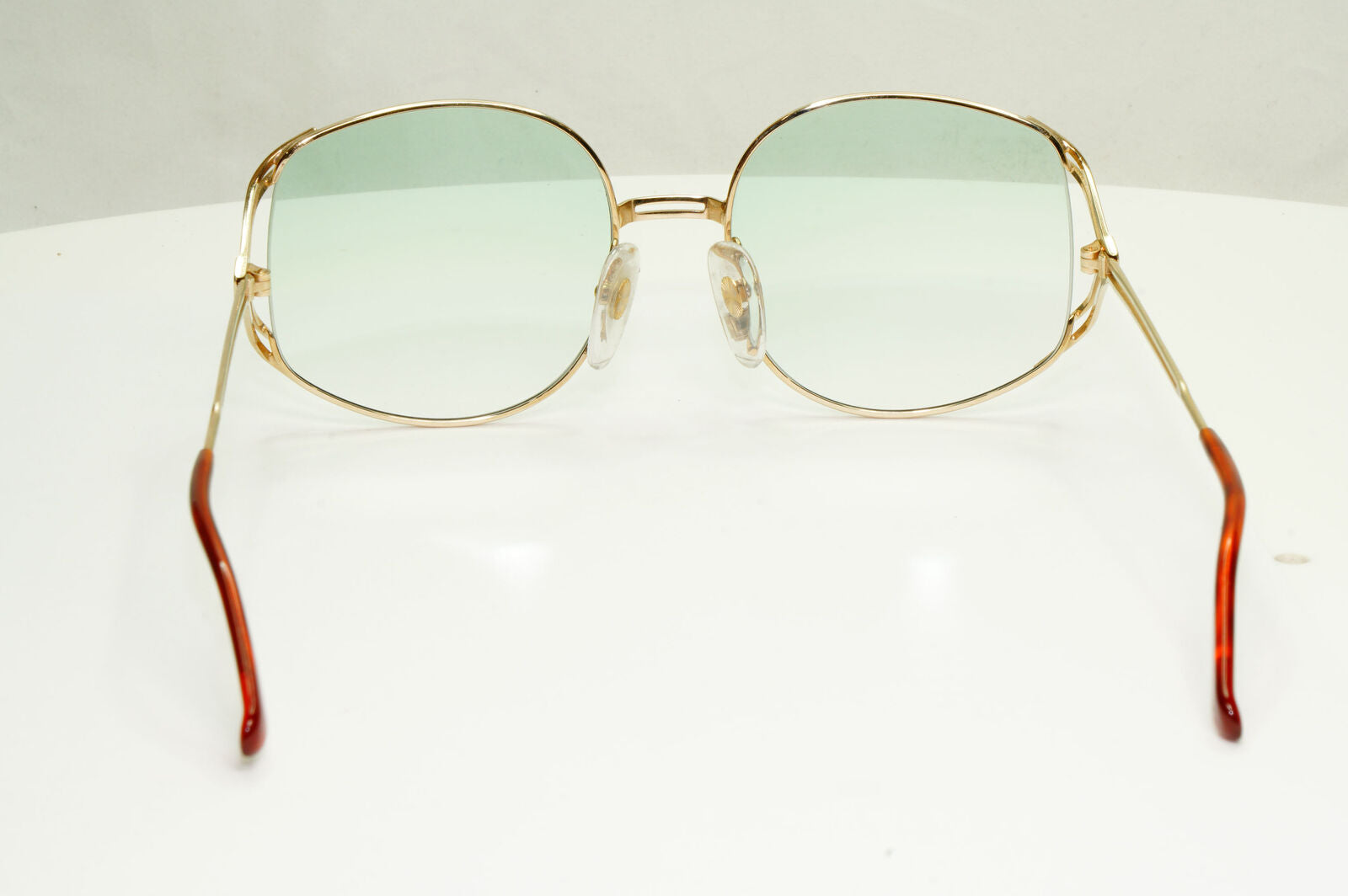Dior Austria 1990s Sunglasses Vintage Gold Green Gradient Womens 2590 41 020822