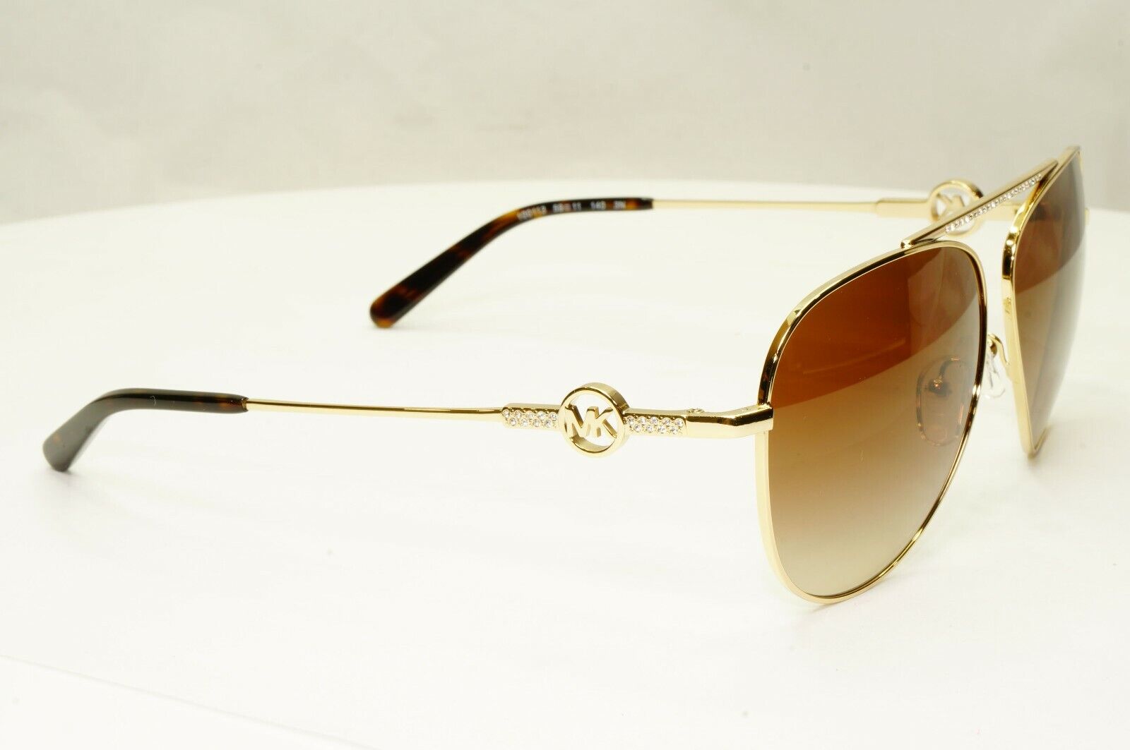 Michael Kors Sunglasses Pilot Gold Brown Gradient MK 1066-B Salina 1001/13