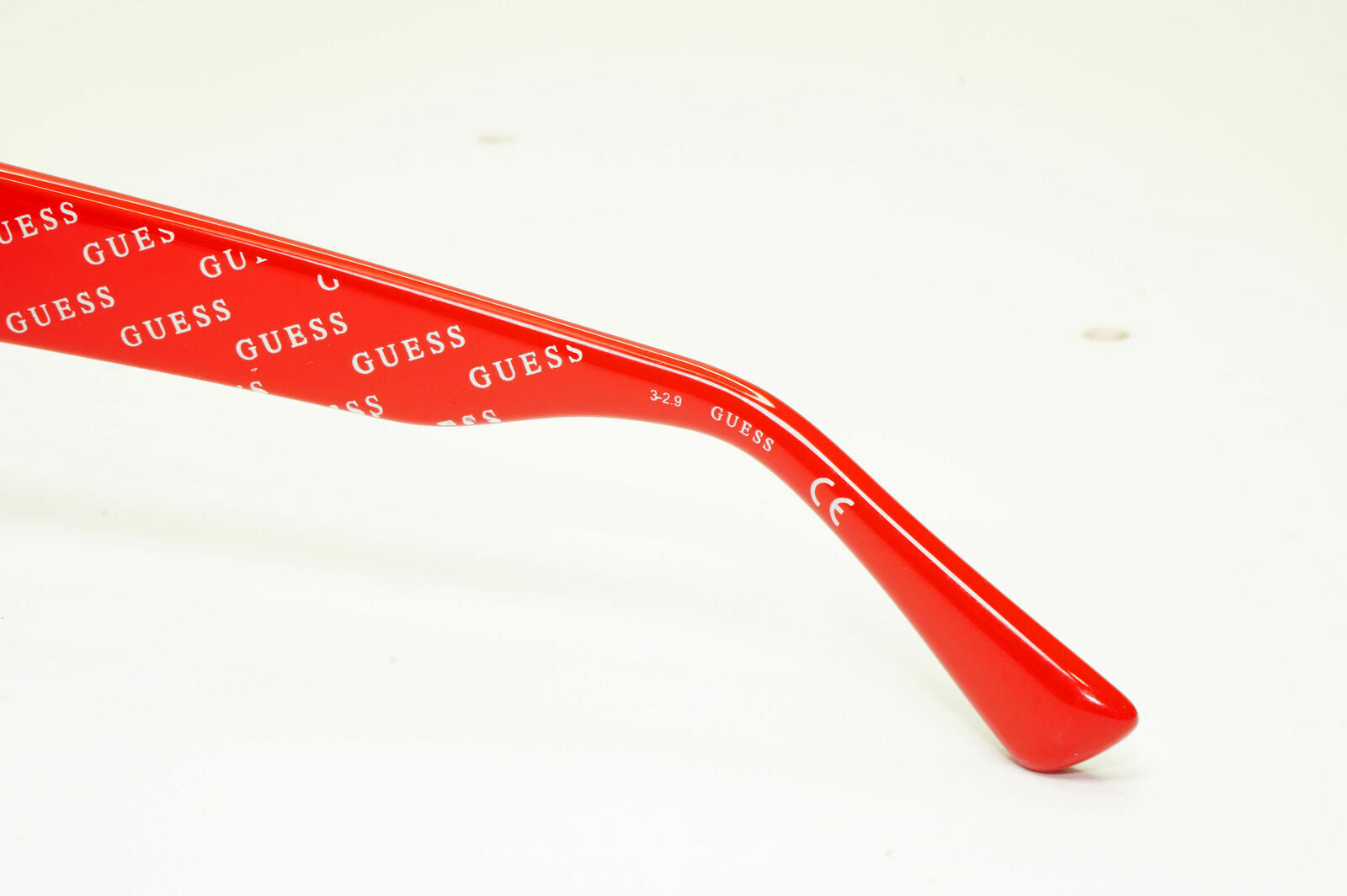 Guess Sunglasses Shield Visor Mens Womens  White Red Grey GU 7695-S 21B Blogger