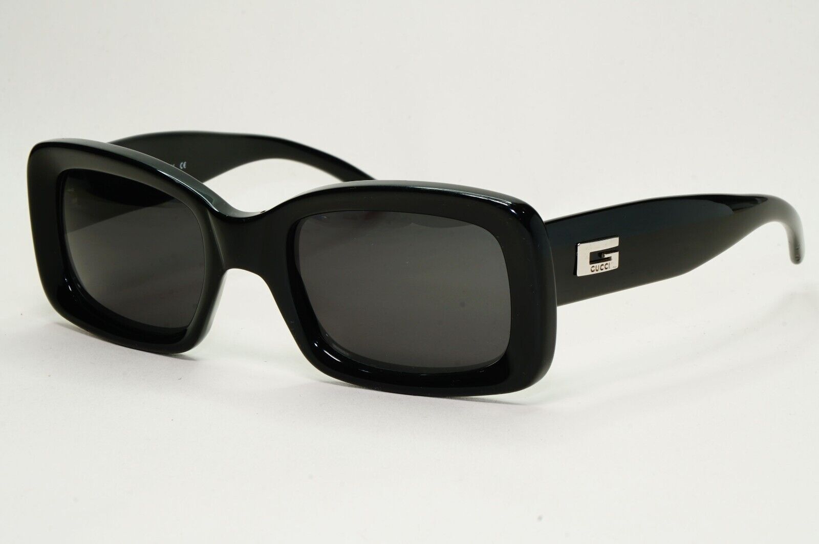 Gucci Sunglasses 1996 Vintage Black Square Retro GG 2407/N/S 807 51mm 230924