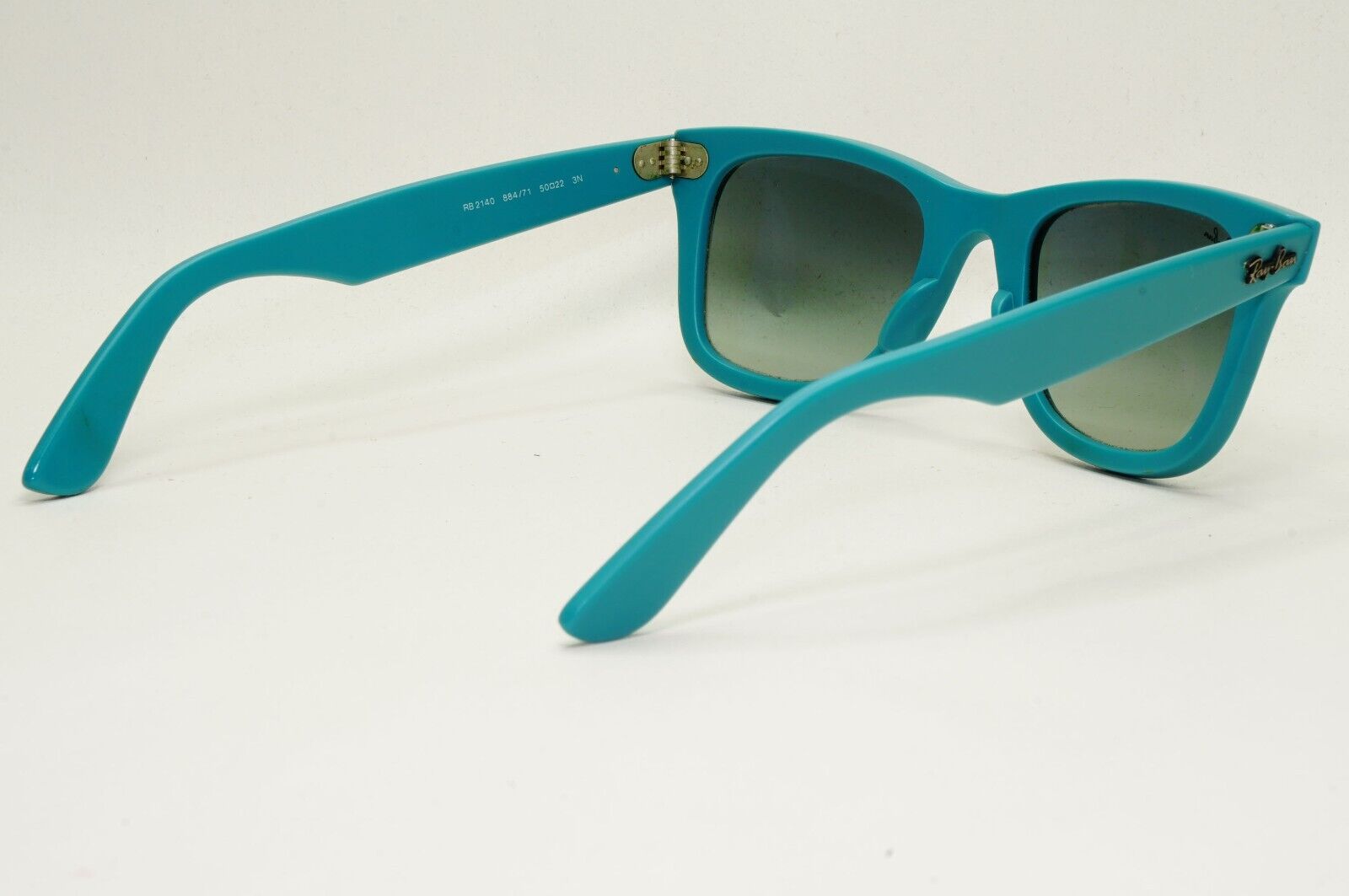Ray-Ban Sunglasses 2012 Wayfarer Matte Turquiose Grey RB 2140 884/71 50mm 151024