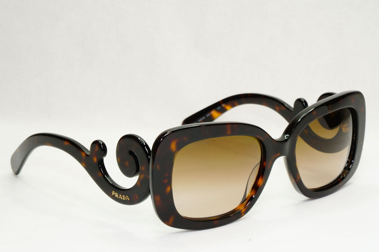 Prada Sunglasses Baroque Swirl Brown Square PR27OS SPR 27O 2AU-6S1 141223