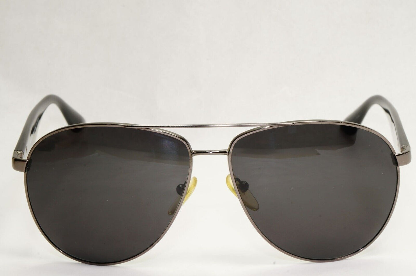 Prada Sunglasses Triangle Logo Pilot Gunmetal Black PR53QS SPR 53Q 5AV0A7 270324