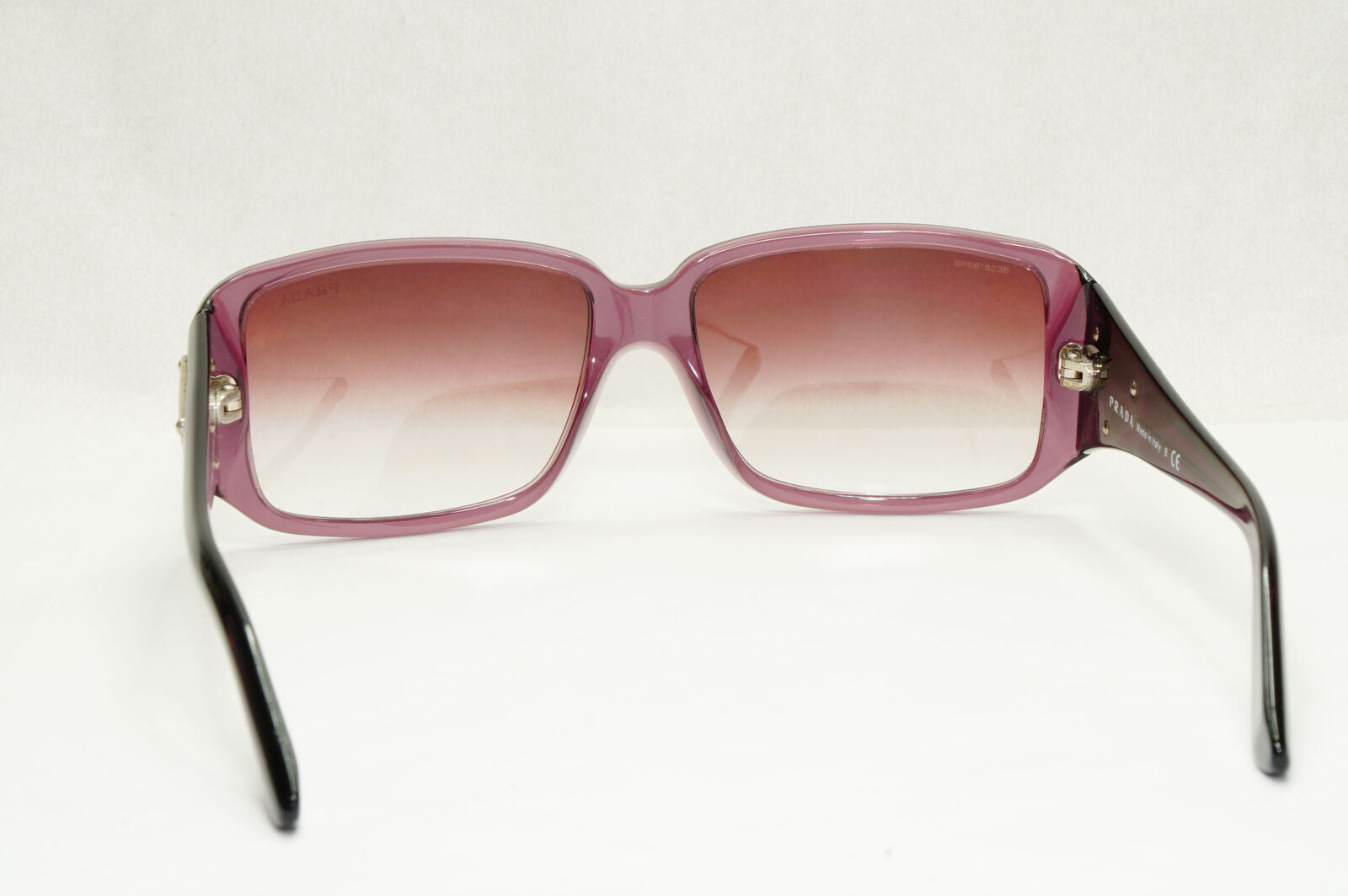 Prada Sunglasses 2010 Vintage Triangle Logo Purple PR16LS SPR 16L 7WR-4V1 141223