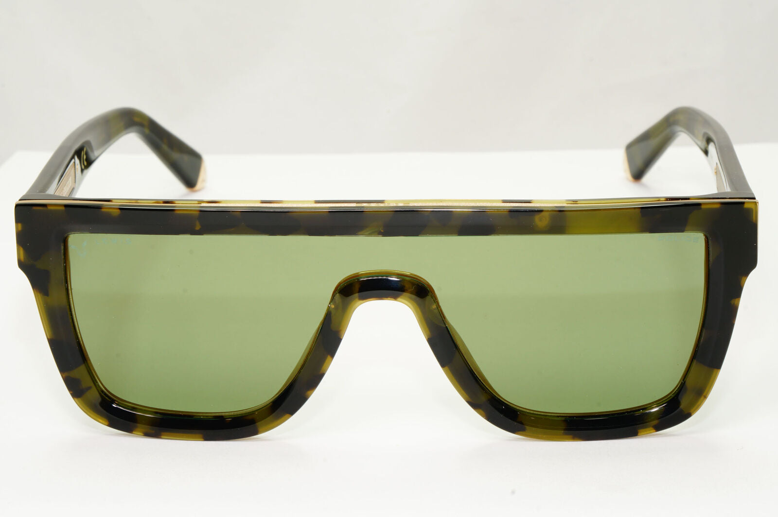 Police Lewis Hamilton F1 Sunglasses Brown Green Tortoise Shield SPL C46 COL VANG
